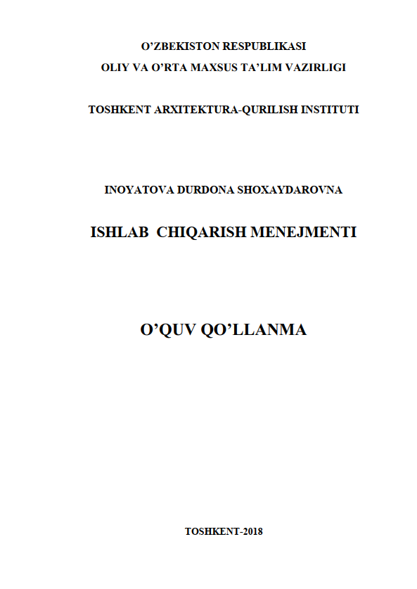 Ishlab chiqarish menejmenti