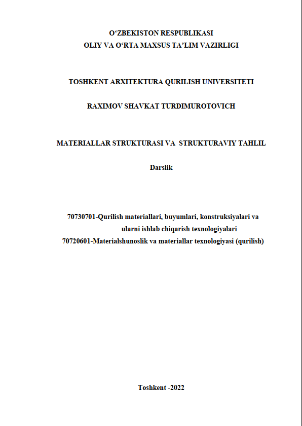 Materiallar strukturasi va strukturaviy tahlil