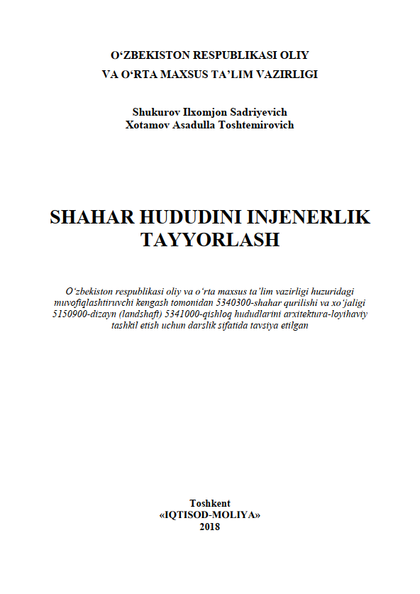 Shahar hududini injenerlik tayyorlash
