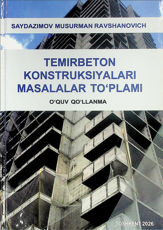 Temirbeton konstruksiyalari masalalar to'plami