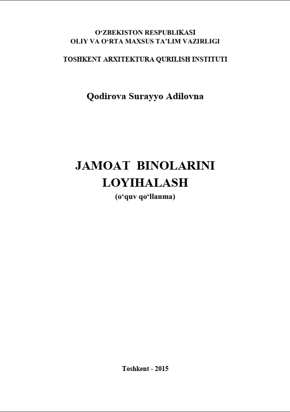 Jamoat binolarini loyihalash