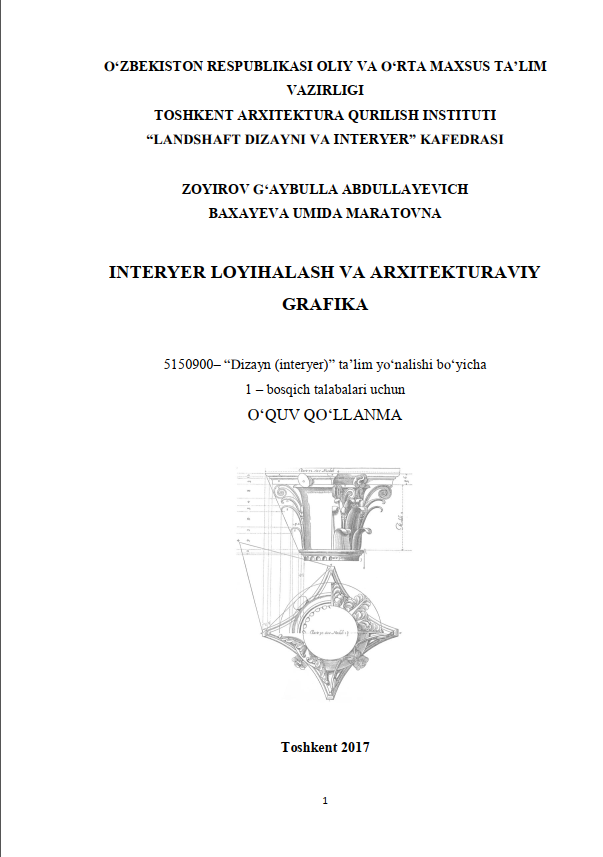Interyer loyihalash va arxitekturaviy grafika
