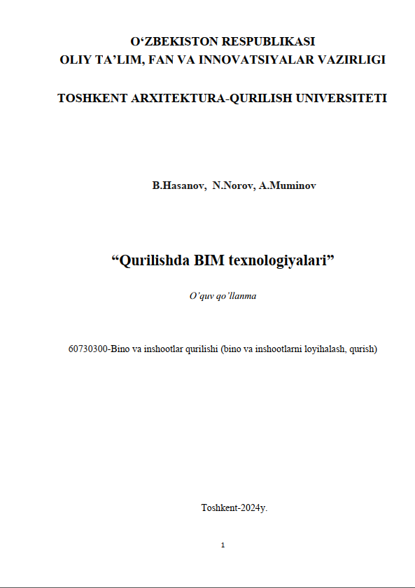 Qurilishda BIM texnologiyalari