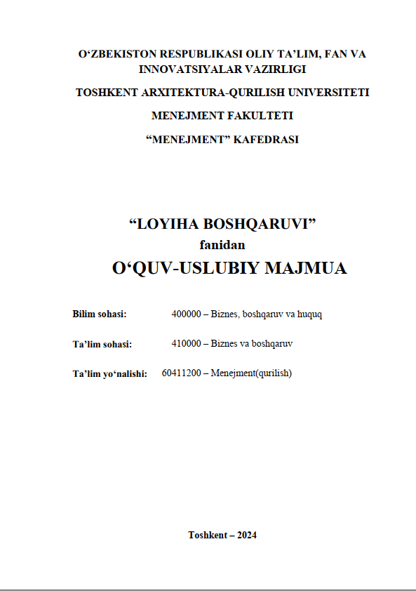 Loyiha boshqaruvi