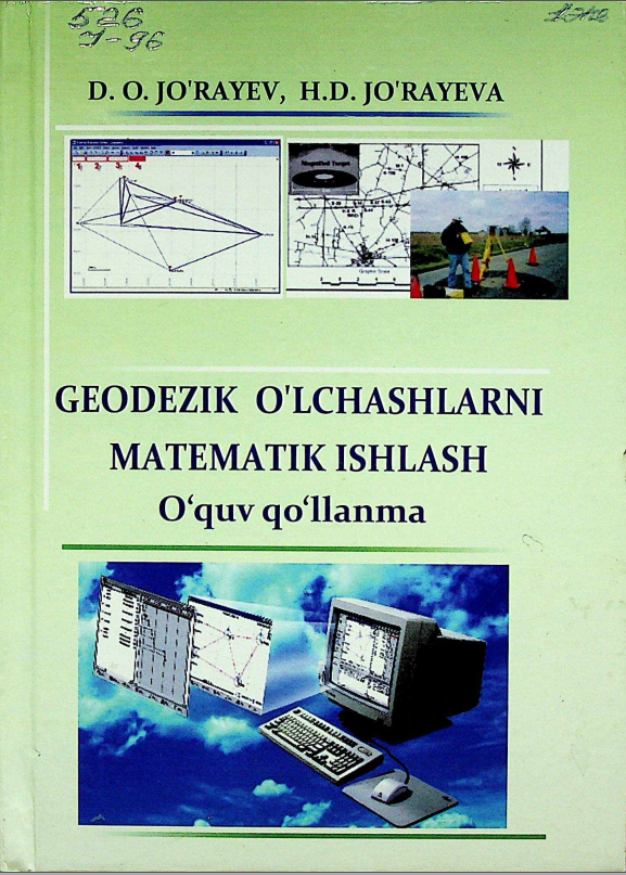 Geodezik o'lchashlarni matematik ishlash
